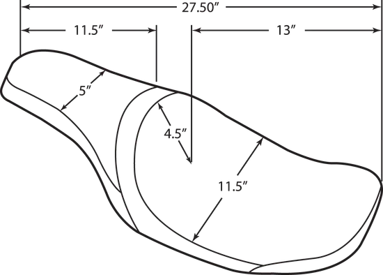 DS Black Leather Vinyl Mild Stitch Predator Seat