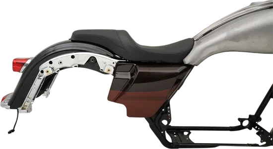 DS Black Leather Vinyl Mild Stitch Predator Seat