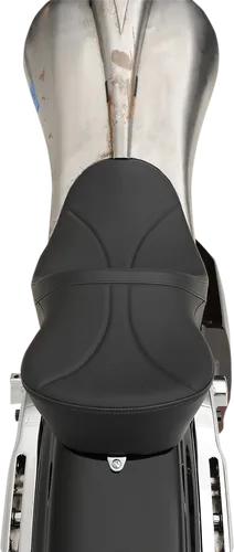 DS Black Leather Mild Stitched Low Profile 2 Up Seat Yaffe Tank