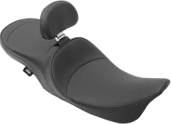 DS Black Leather Stitched Low Profile 2 Up Seat
