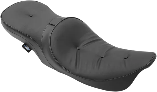 DS Black Vinyl Pillow Low Profile 2 Up Seat