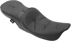DS Black Vinyl Pillow Low Profile 2 Up Seat