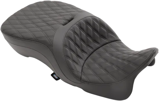 DS Black Leather Diamond Forward 2 Up Touring Seat