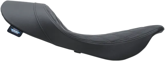 DS Black Leather Vinyl Double Diamond Forward Low Solo Seat