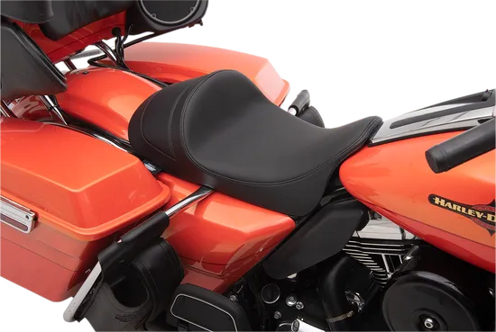 DS Black Leather Smooth Forward Low Solo Seat