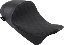 DS Black Vinyl Diamond Stitch Forward Low Solo Seat