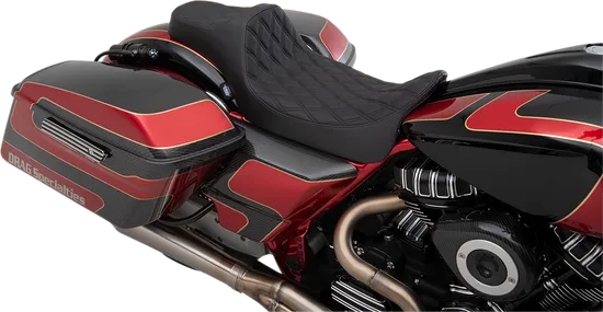 DS Black Vinyl Double Diamond Extended Reach Predator III Seat