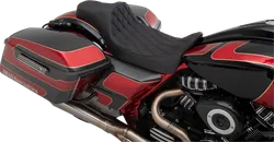DS Black Vinyl Double Diamond Extended Reach Predator III Seat