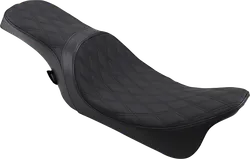 DS Black Vinyl Leather Diamond Stitch Predator III Seat