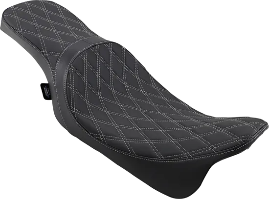 DS Black Leather Silver Diamond Stitch Predator III Seat