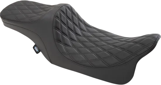 DS Black Vinyl Double Diamond Stitch Predator III Seat