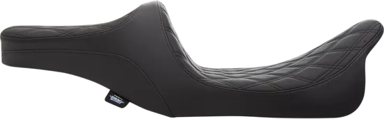 DS Black Vinyl Double Diamond Stitch Predator III Seat
