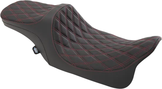 DS Black Vinyl Red Stich Diamond Predator III Seat