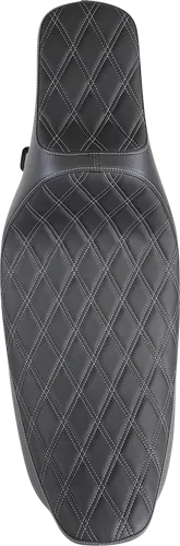 DS Black Vinyl Silver Diamond Stitch Predator III Seat