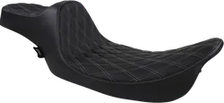 DS Black Vinyl Silver Diamond Stitch Predator III Seat