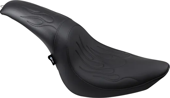 DS Black Leather Vinyl Flame Stitch Predator Seat