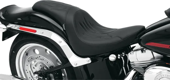 DS Black Leather Vinyl Flame Stitch Predator Seat