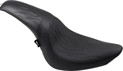 DS Black Leather Vinyl Flame Stitch Predator Seat