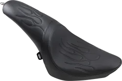 DS Black Leather Vinyl Flame Stitch Predator Seat
