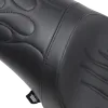DS Black Leather Vinyl Flame Stitch Predator Seat