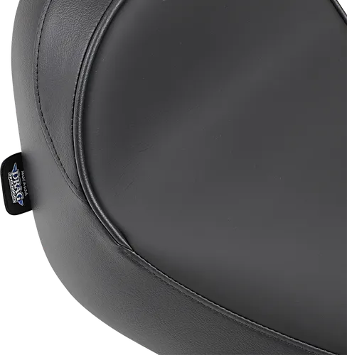 DS Black Leather Vinyl Smooth Solo Seat