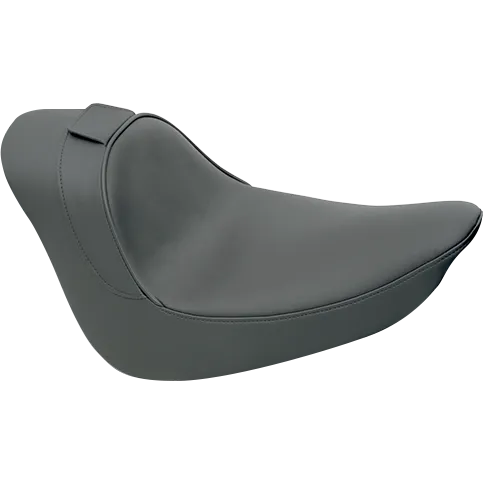 DS Black Leather Vinyl Smooth Solo Seat