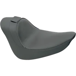DS Black Leather Vinyl Smooth Solo Seat
