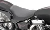DS Black Leather Vinyl Smooth Solo Seat