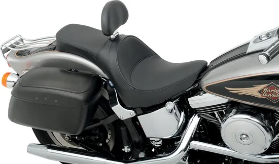 DS Black One Piece Smooth Leather 2 Up Seat