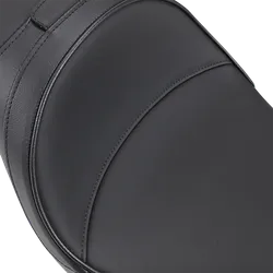 DS Black One Piece Smooth Leather 2 Up Seat