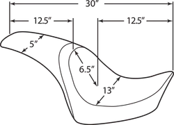 DS Black Leather Vinyl Smooth Predator Seat