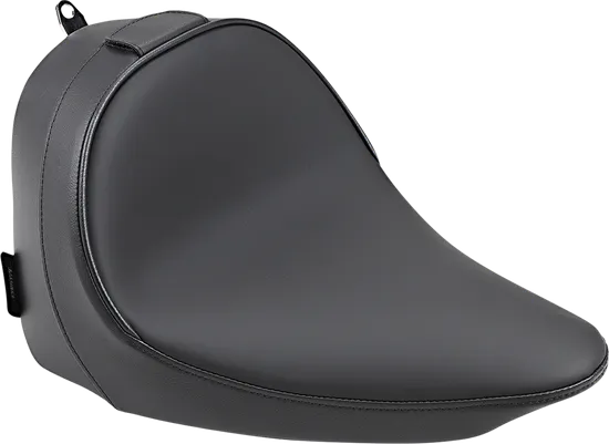 DS Black Leather Vinyl Smooth Solo Seat