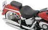 DS Black Leather Vinyl Smooth Solo Seat EZ Glide