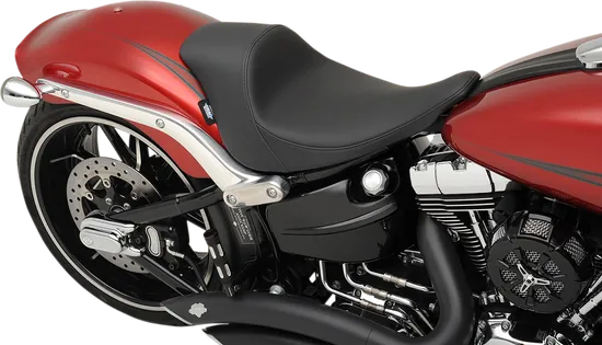 DS Black Leather Suede Smooth EZ Mount Solo Seat