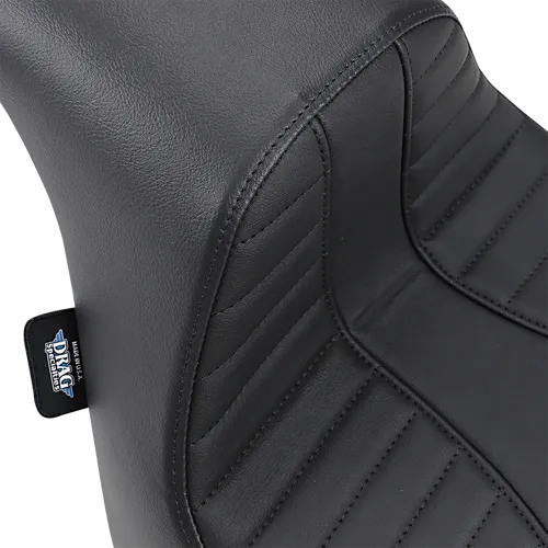 DS Black Vinyl Scorpion Stitch EZ Mount Solo Seat