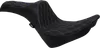 DS Black Vinyl Silver Double Diamond Stitch Predator III 2 Up Seat