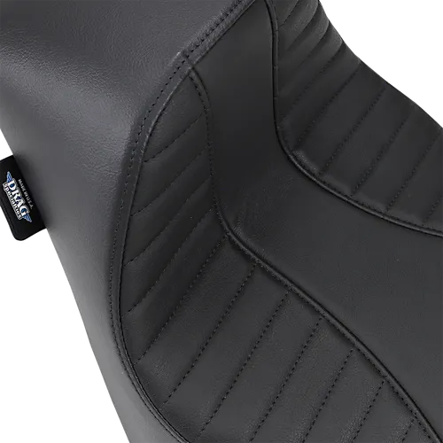 DS Black Vinyl Scorpion Stitch EZ Mount Solo Seat