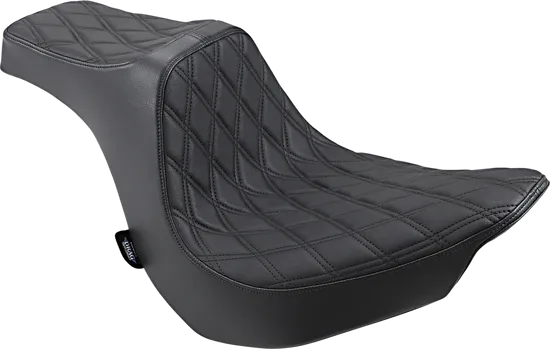 DS Black Vinyl Double Diamond Stitch Predator III 2 Up Seat