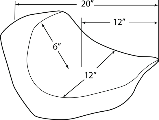 DS Black Vinyl Silver Scorpion Stitch EZ Mount Solo Seat