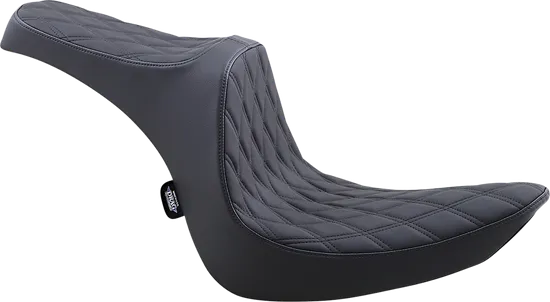 DS Black Vinyl Double Diamond Stitch Predator III 2 Up Seat