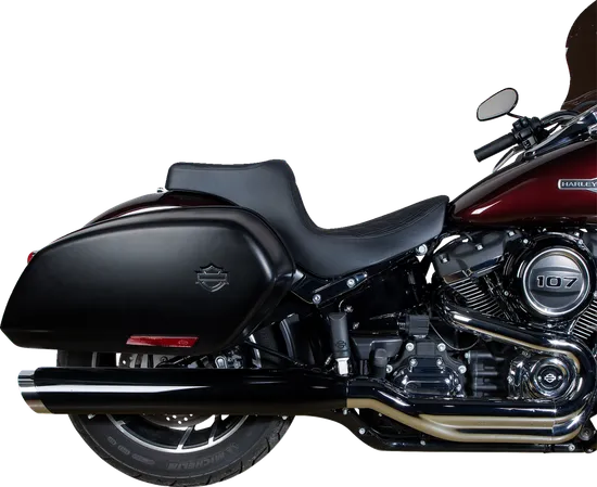 DS Black Predator III Double Diamond Stitch 1pc Seat