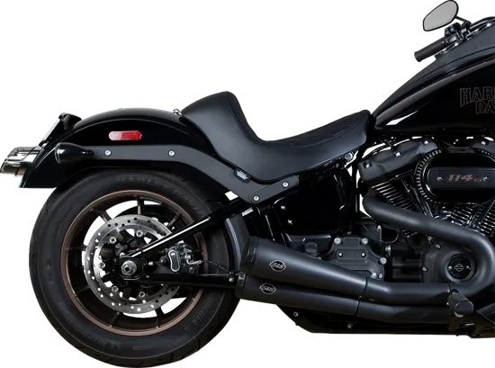 DS Black Predator Double Diamond Stitch Solo Seat