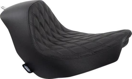 DS Black Predator Double Diamond Stitch Solo Seat