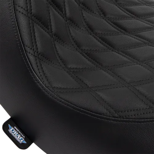 DS Black Predator Double Diamond Stitch Solo Seat