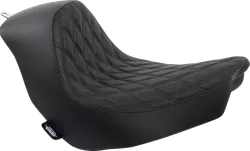 DS Black Predator Double Diamond Stitch Solo Seat