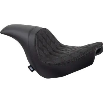 DS Black Predator Vinyl Double Diamond 1 pc Seat