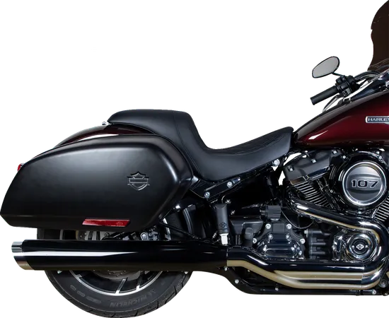 DS Black Predator Vinyl Double Diamond 1 pc Seat