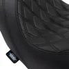 DS Black Predator Vinyl Double Diamond 1 pc Seat