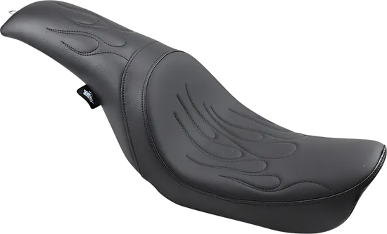 DS Black Leather Vinyl Flame Stitch Predator Seat 1