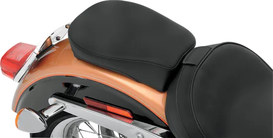 DS Black Smooth Vinyl Passenger Pillion Pad